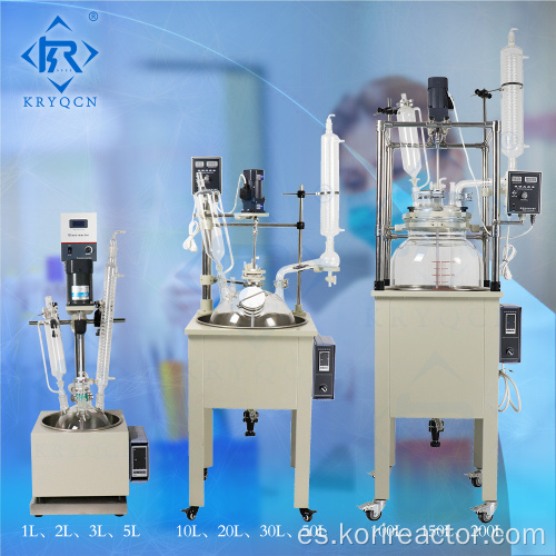 Reactor de vidrio de una sola capa de 5L - Instrumento de laboratorio